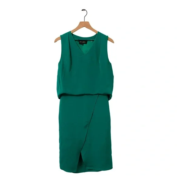 Kobi Halperin | Dresses | Kobi Halperin Green Silk Dress Size 4 | Poshmark